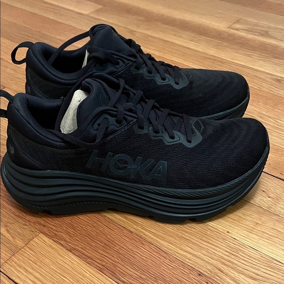 Hoka Men's Gaviota 5 Black Running Shoes Size 9D - New - Picture 2 of 7